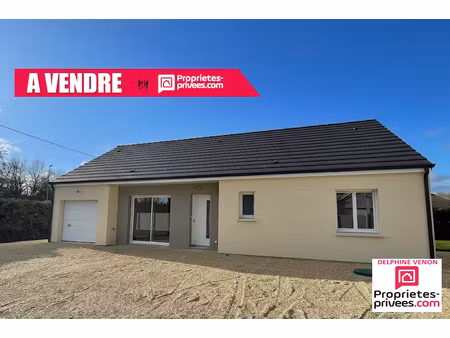 maison neuve de plain pied avec 3 chambres dans le centre bourg de saint martin d abbat