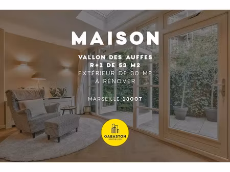 vente maison 3 pièces 52 m² à marseille 7ème (13007)  295 000 €