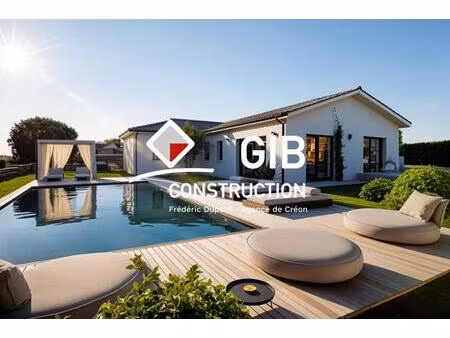 vente maison à construire 90 m² arveyres (33500)