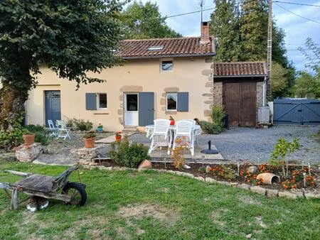 87140 nantiat - maison en pierres de 90 m²  à vendre