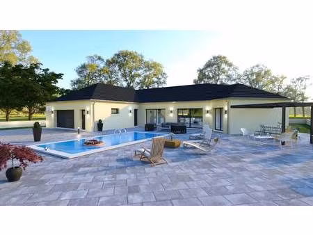 terrain avec maison neuve à vendre