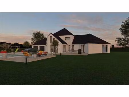 terrain avec maison neuve à vendre