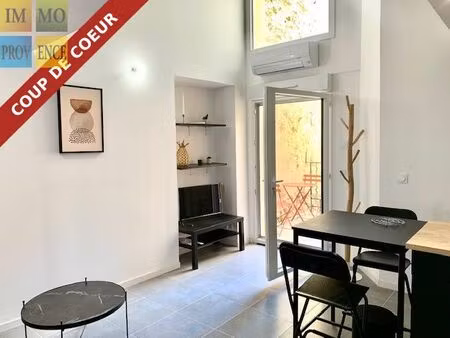 bel appartement t2 de 35 m² meublé avec terrasse - pertuis