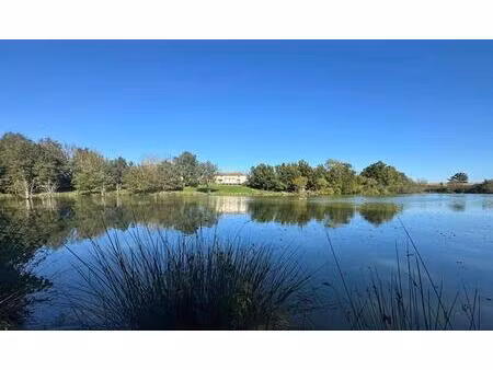 magnifique etang de pêche (5 hectares)  site naturel et boisé  2 maisons  havre de paix