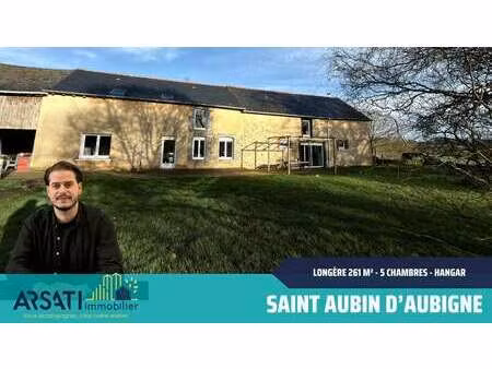 vente maison piscine à saint-aubin-d'aubigné (35250) : à vendre piscine / 261m² saint-aubi