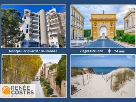 viager occupé - f74 ans - montpellier (34090)