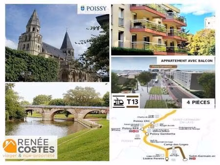 viager occupé - f86 ans - poissy (78300)