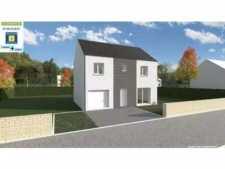 terrain avec maison neuve à vendre