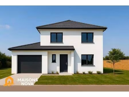 terrain avec maison neuve à vendre