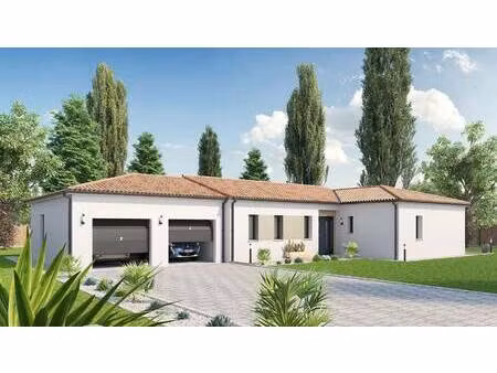 terrain avec maison neuve à vendre