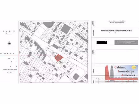 vente bureau 356 m² longueau (80330)