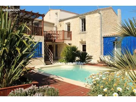 oléron – appartement plain-pied avec terrasse et piscine  tout à pied