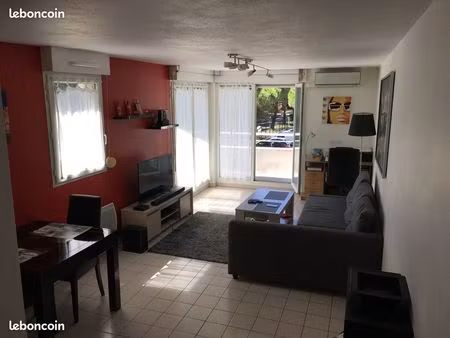 t2 meublé lumineux 47 m² + balcon & parking - st orens lycée - dispo février