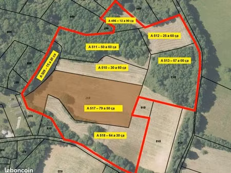 vends terrains agricoles