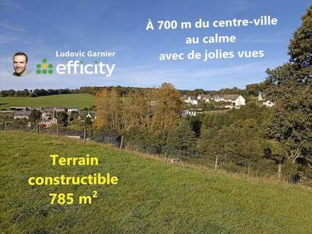 terrain constructible à vendre