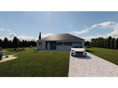 terrain avec maison neuve à vendre
