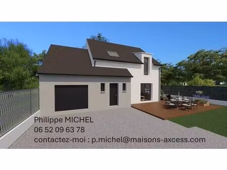 terrain avec maison neuve à vendre