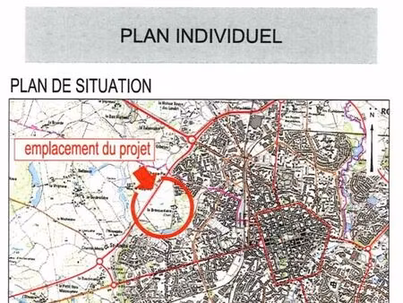 terrain 278 m² la roche sur yon