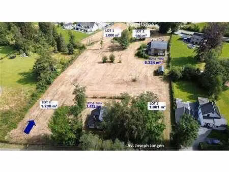 3 belles parcelles à bâtir : plates et libres