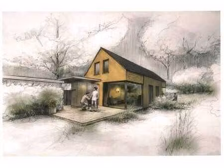 constructions neuves en ossature bois sur pilotis  au sein d