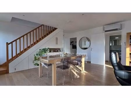 maisons alfort - hyper centre - duplex de 5 pièces - 113m² avec parking  balcon et...