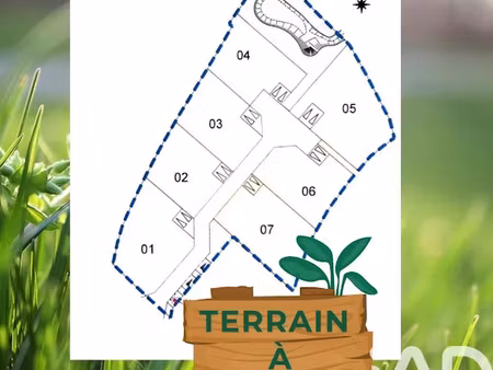 vente terrain 619 m² à mesnil-roc'h (35720)  78 580 €