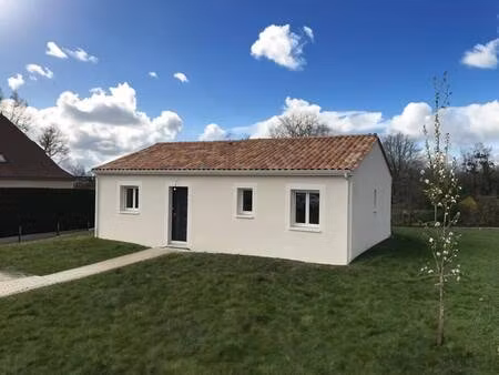 terrain avec maison neuve à vendre