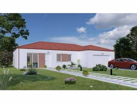 terrain avec maison neuve à vendre