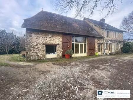 maison en pierre de 120 m²  6 pièces  terrasse et jardin à château-chervix