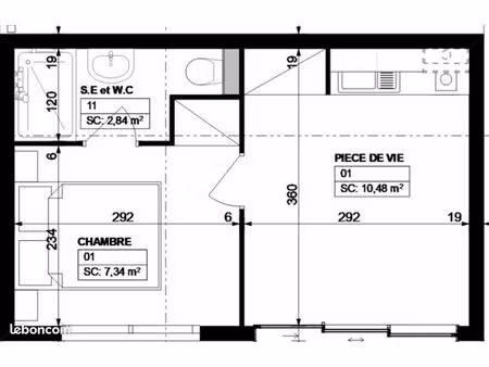 loue appartement 35m2 refait a neuf