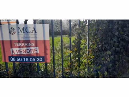 vente terrain 320 m² à ares (33740)  242 000 €