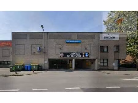 te huur: garagebox - parking de burcht