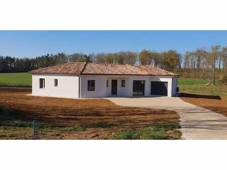 terrain avec maison neuve à vendre