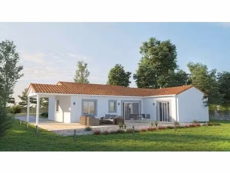 terrain avec maison neuve à vendre