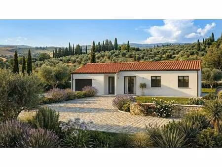 terrain avec maison neuve à vendre