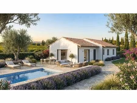 terrain avec maison neuve à vendre