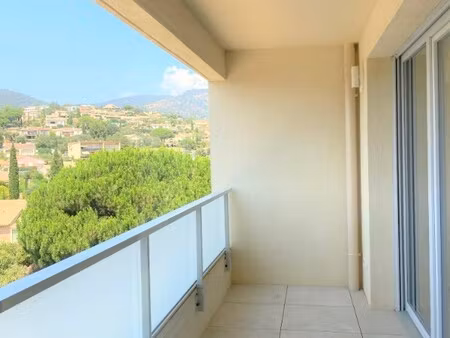 t2 avec loggia et parking au lavandou