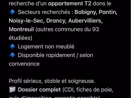 recherches appartement t2 en idf