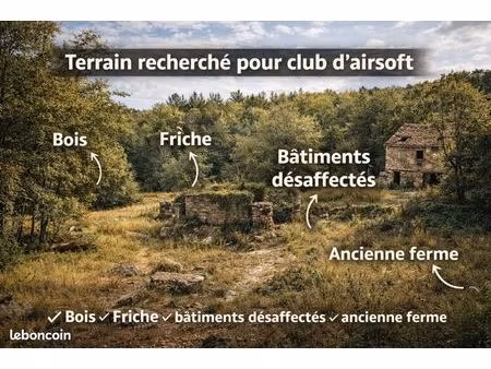 recherche terrain airsoft