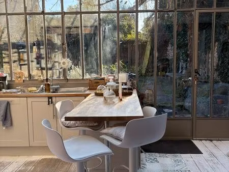 loue en meublé une jolie maison au cœur du village de villennes sur seine