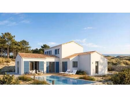 terrain avec maison neuve à vendre