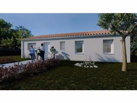 terrain avec maison neuve à vendre