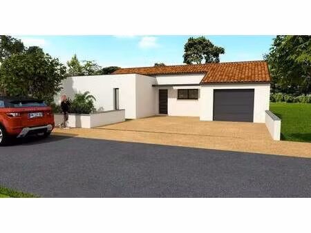 terrain avec maison neuve à vendre