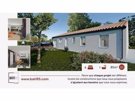 terrain avec maison neuve à vendre