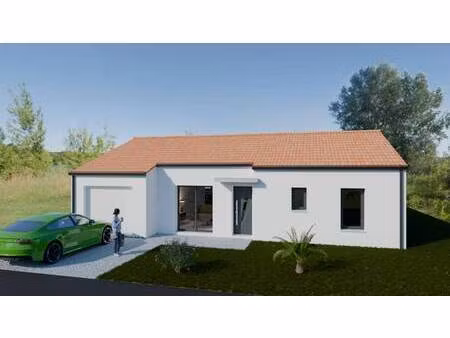 terrain avec maison neuve à vendre