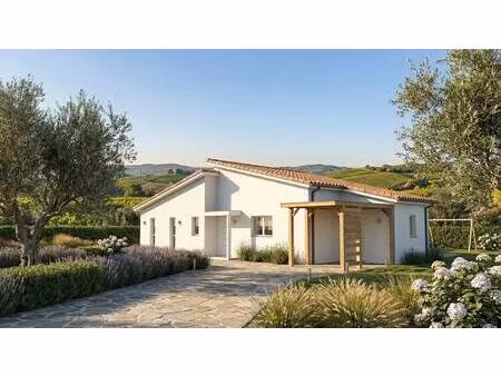 terrain avec maison neuve à vendre