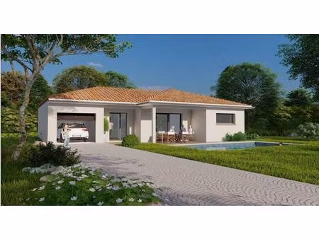 terrain avec maison neuve à vendre