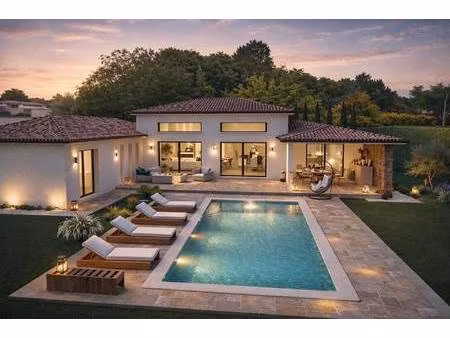 terrain avec maison neuve à vendre