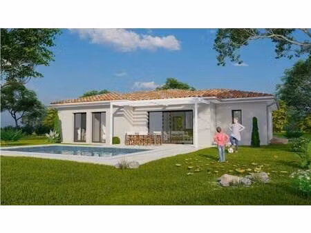 terrain avec maison neuve à vendre