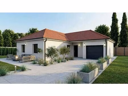 terrain avec maison neuve à vendre